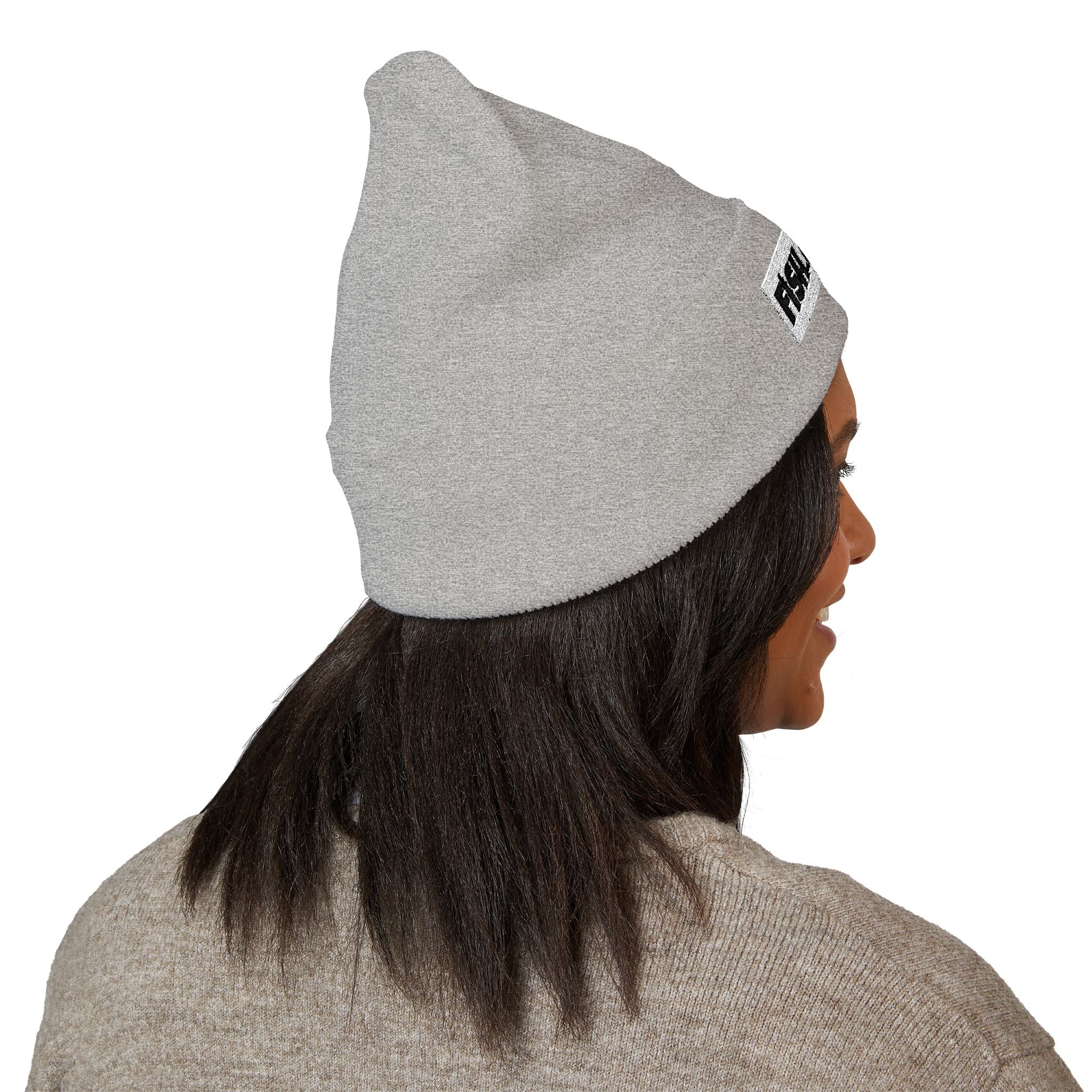 Fish.Chicago TXT Embroidered Beanie