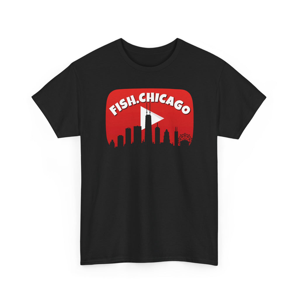 Fish.Chicago Play Button T-Shirt
