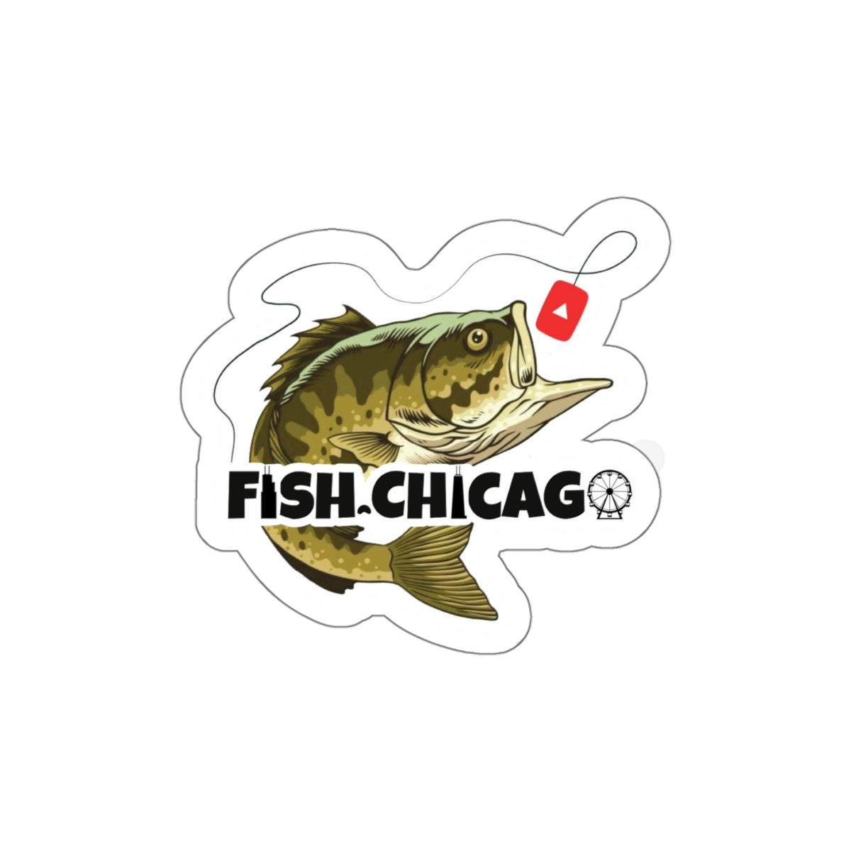 Fish.Chicago Sticker 5x5