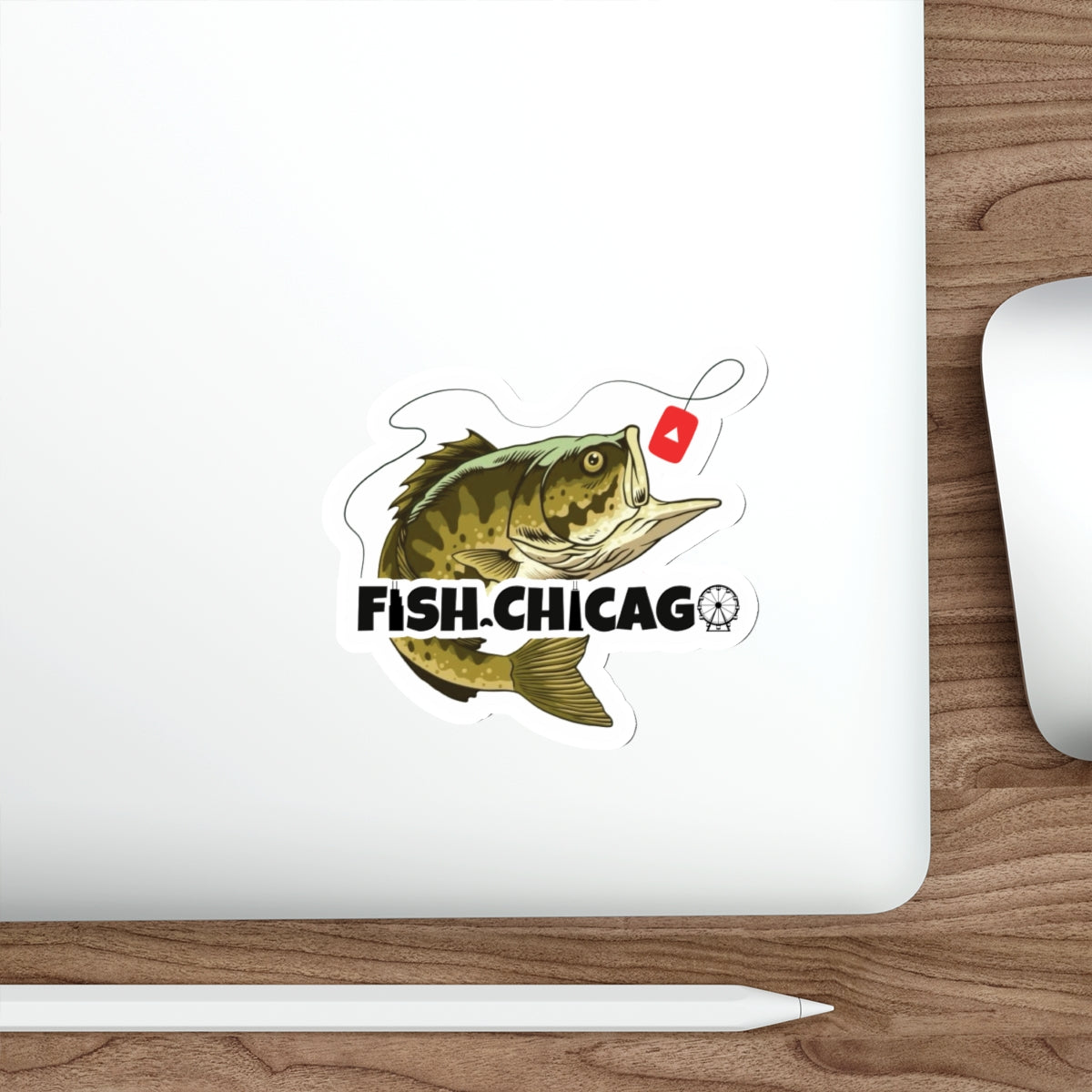 Fish.Chicago Sticker 5x5