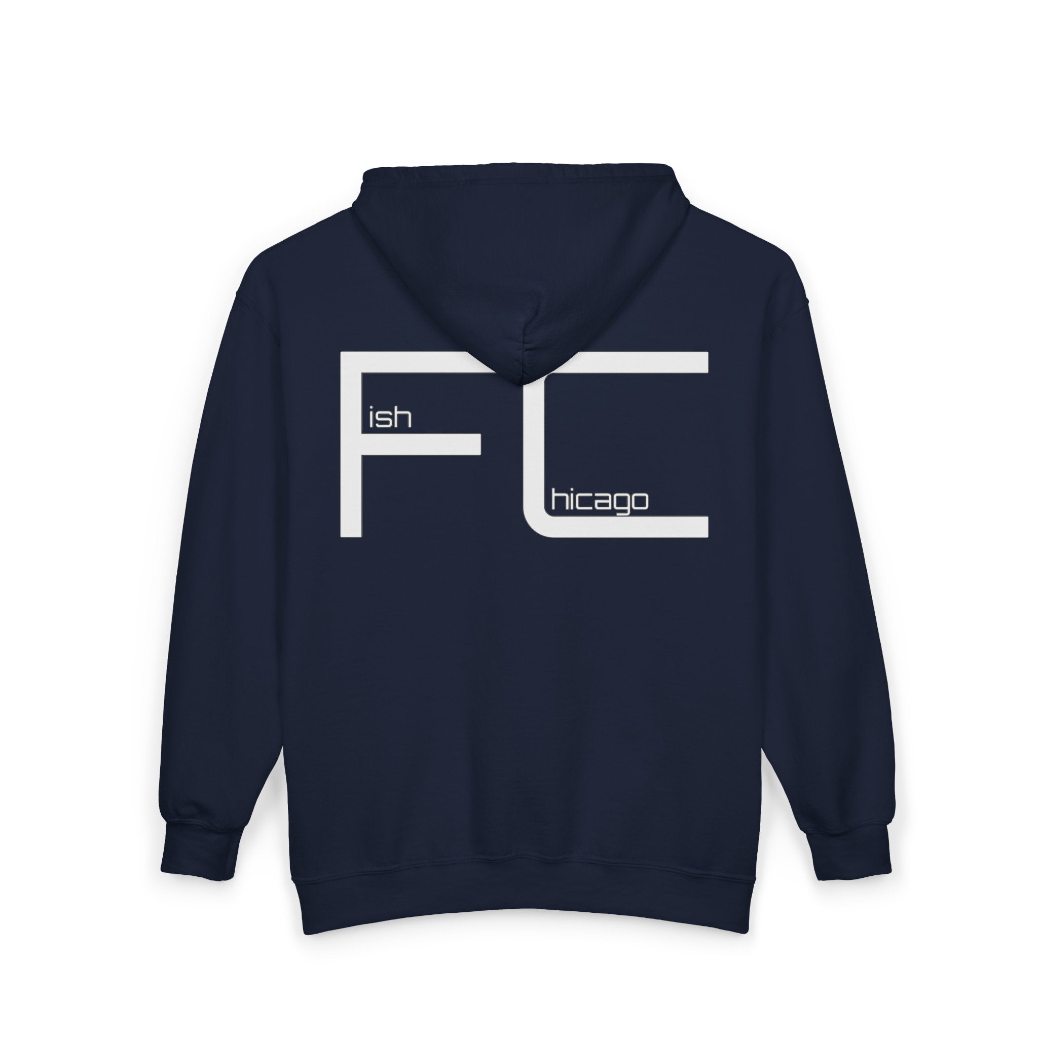Fish.Chicago Front&Back Print Zip-Up